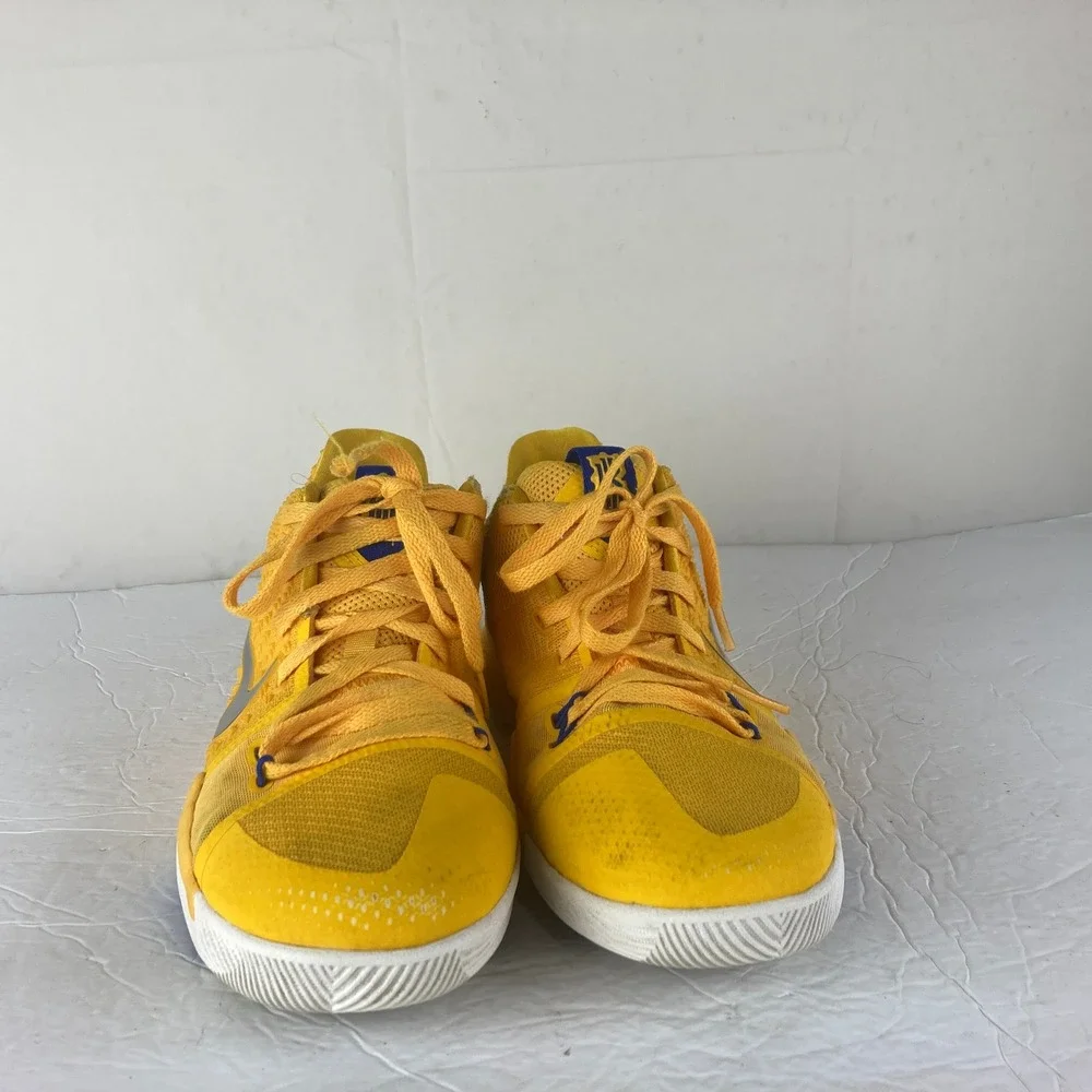 Nike Kyrie 3 Basketball Shoes Kids 7Y Yellow Blue Womens 8.5 Athletic Streetwear